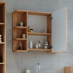 Vicco Spiegelschrank Badspiegel Wandspiegel Fynn Eiche Grün Spiegel Badmöbel -Vicco Geschäft 8600343700 37276 prod 005