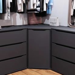 Vicco Eckkommode Sideboard Mehrzweckschrank Ruben Anthrazit Kleiderschrank Tür -Vicco Geschäft 8600343700 37605 prod 005