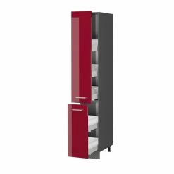 Vicco Apothekerhochschrank Küchenschrank Küchenzeile R-Line 30 Cm Anthrazit Bordeaux -Vicco Geschäft 8600343700 37851 prod 004