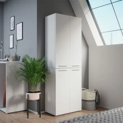 Vicco Kleiderschrank Schlafzimmerschrank Wäscheschrank Olaf Weiß Wäschekorb -Vicco Geschäft 8600343700 37862 prod 004