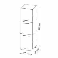 Vicco Herdumbauschrank Küchenschrank Küchenmöbel Fame-Line Weiß Eiche Goldkraft 60 Cm Modern Küche Einbauküche Blende Herdschrank Hochschrank Küchenzeile Drehtür Einlegeboden 7 Vicco Herdumbauschrank Küchenschrank Küchenmöbel Fame-Line Weiß Eiche Goldkraft 60 Cm Modern Küche Einbauküche Blende Herdschrank Hochschrank Küchenzeile Drehtür Einlegeboden -Vicco Geschäft 8600343700 38515 prod 003