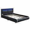 Juskys Polsterbett Murcia 140 X 200 Cm - Schwarz