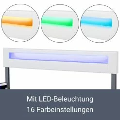 Juskys Polsterbett Sevilla 180 X 200 Cm Weiß Doppelbett Ehebett Mit Kaltschaummatratze 10 Juskys Polsterbett Sevilla 180 X 200 Cm Weiß Doppelbett Ehebett Mit Kaltschaummatratze -Vicco Geschäft 8600348200 53299313 prod 005