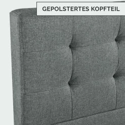 Juskys Polsterbett Manresa 140 X 200 Cm - Bett Komplett-Set Mit Matratze, Lattenrost Und Kopfteil 10 Juskys Polsterbett Manresa 140 X 200 Cm - Bett Komplett-Set Mit Matratze, Lattenrost Und Kopfteil -Vicco Geschäft 8600348200 69638869 prod 005