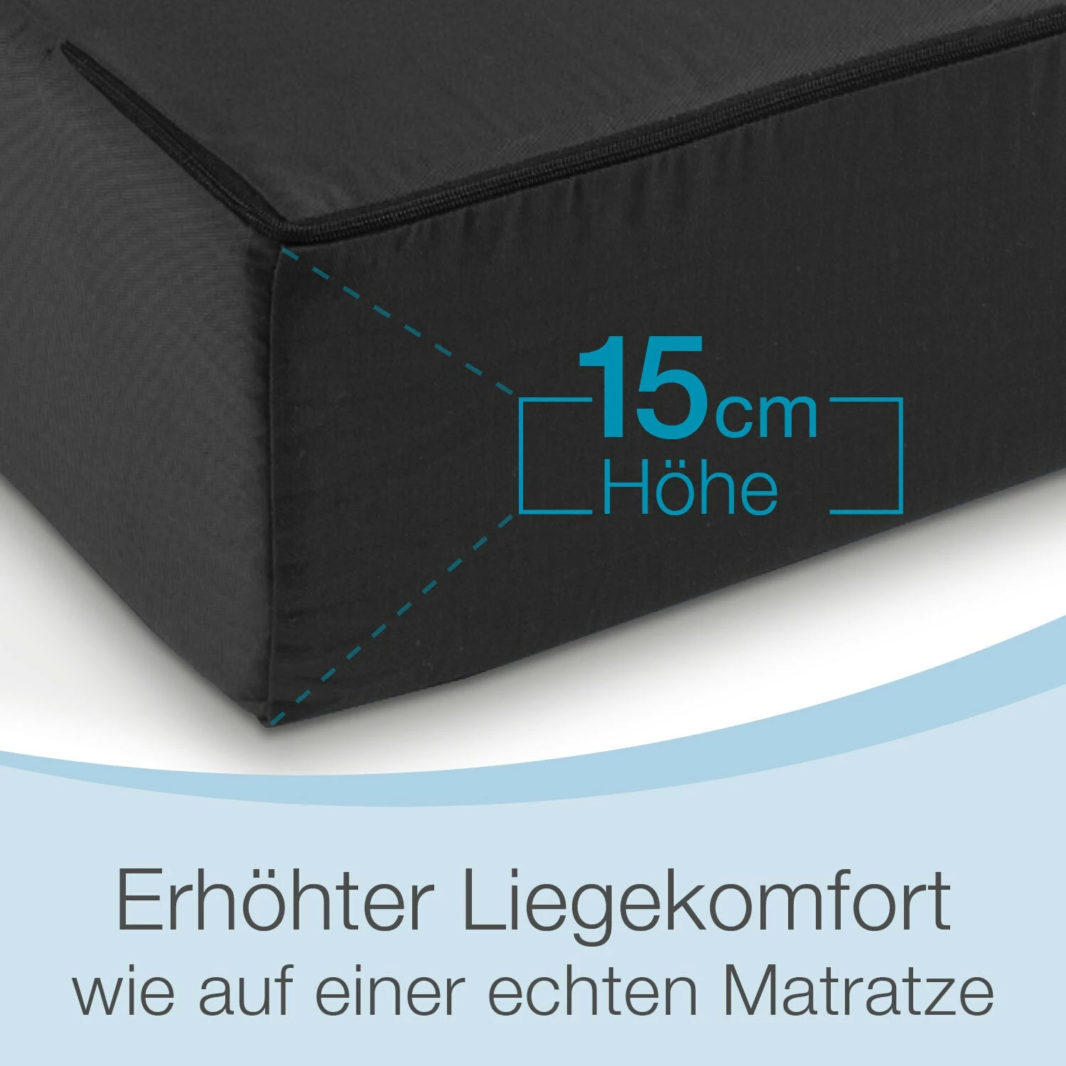 Bestschlaf Gästematratze Deluxe Mit 4 Cm Visko 2 Bestschlaf Gästematratze Deluxe Mit 4 Cm Visko – Bild 2