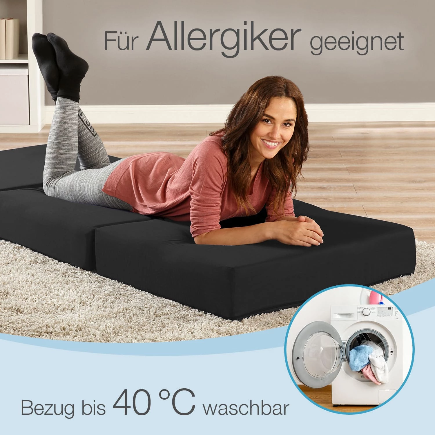 Bestschlaf Gästematratze Deluxe Mit 4 Cm Visko 5 Bestschlaf Gästematratze Deluxe Mit 4 Cm Visko – Bild 5