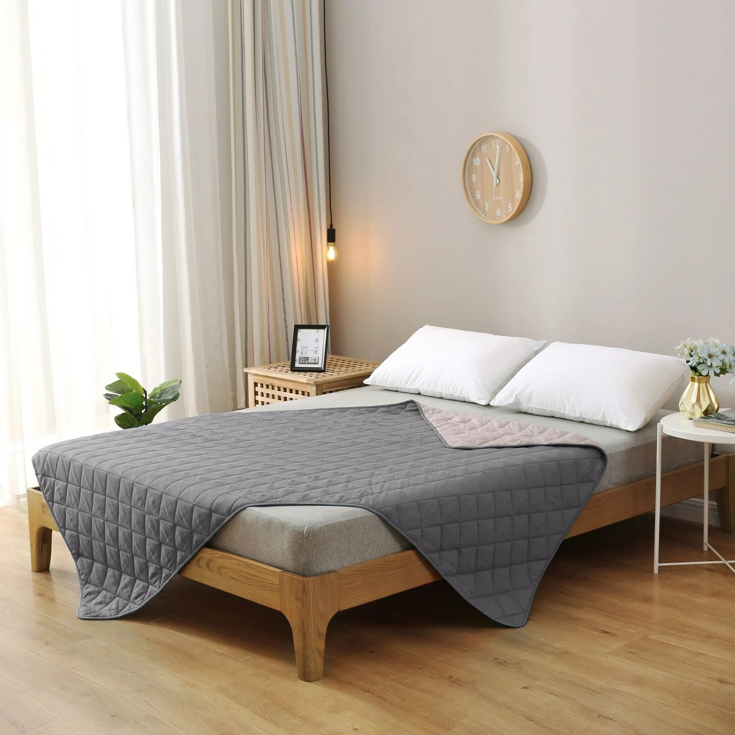 Wometo 2er Set Sommer Steppbetten Camping, 135x200 Cm - (2er Set Bettdecken) Leichtes Steppbett Für Den Sommer (2-farbig, Bunt) 2 Wometo 2er Set Sommer Steppbetten Camping, 135x200 Cm - (2er Set Bettdecken) Leichtes Steppbett Für Den Sommer (2-farbig, Bunt) – Bild 2