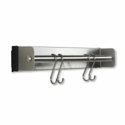 SOSmart24 Hakenleiste Ohne Bohren Aus Edelstahl - Küchenleiste Mit 4 Haken Küche Werkstatt -Vicco Geschäft 8600366700 1070 prod 004