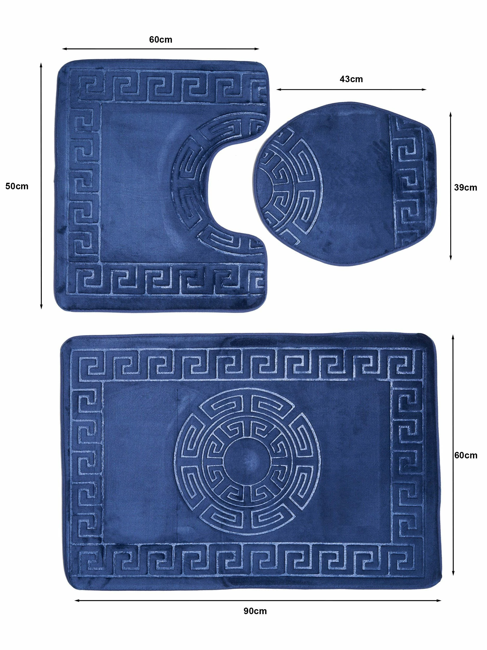 Zellerfeld 3-Teilig Badematte Rutschfest 3 Zellerfeld 3-Teilig Badematte Rutschfest – Bild 3