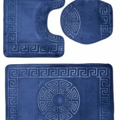 Zellerfeld 3-Teilig Badematte Rutschfest 8 Zellerfeld 3-Teilig Badematte Rutschfest -Vicco Geschäft 8600367600 TRM 0080 Dunkelblau prod 004