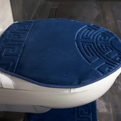 Zellerfeld 3-Teilig Badematte Rutschfest 9 Zellerfeld 3-Teilig Badematte Rutschfest -Vicco Geschäft 8600367600 TRM 0080 Dunkelblau prod 005